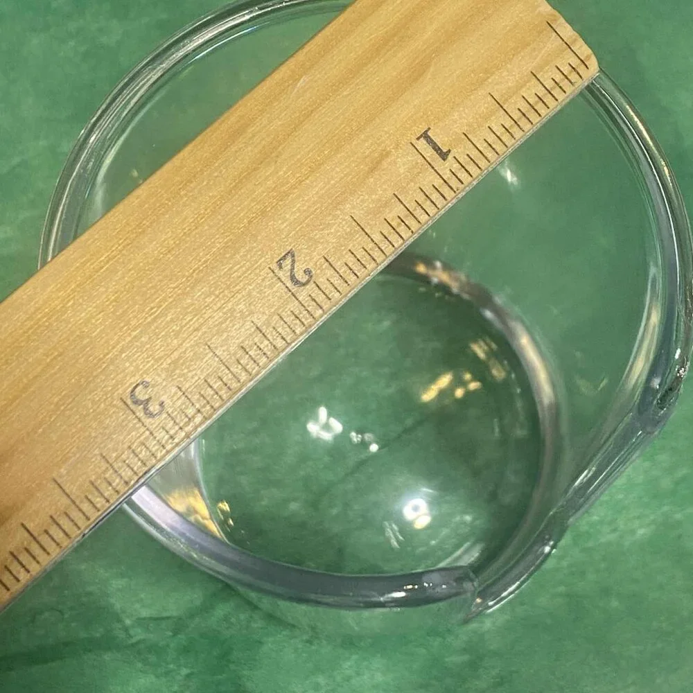 Set of 2 Modern Clear Acrylic Cotton Pad Holders | Vanity Organizers